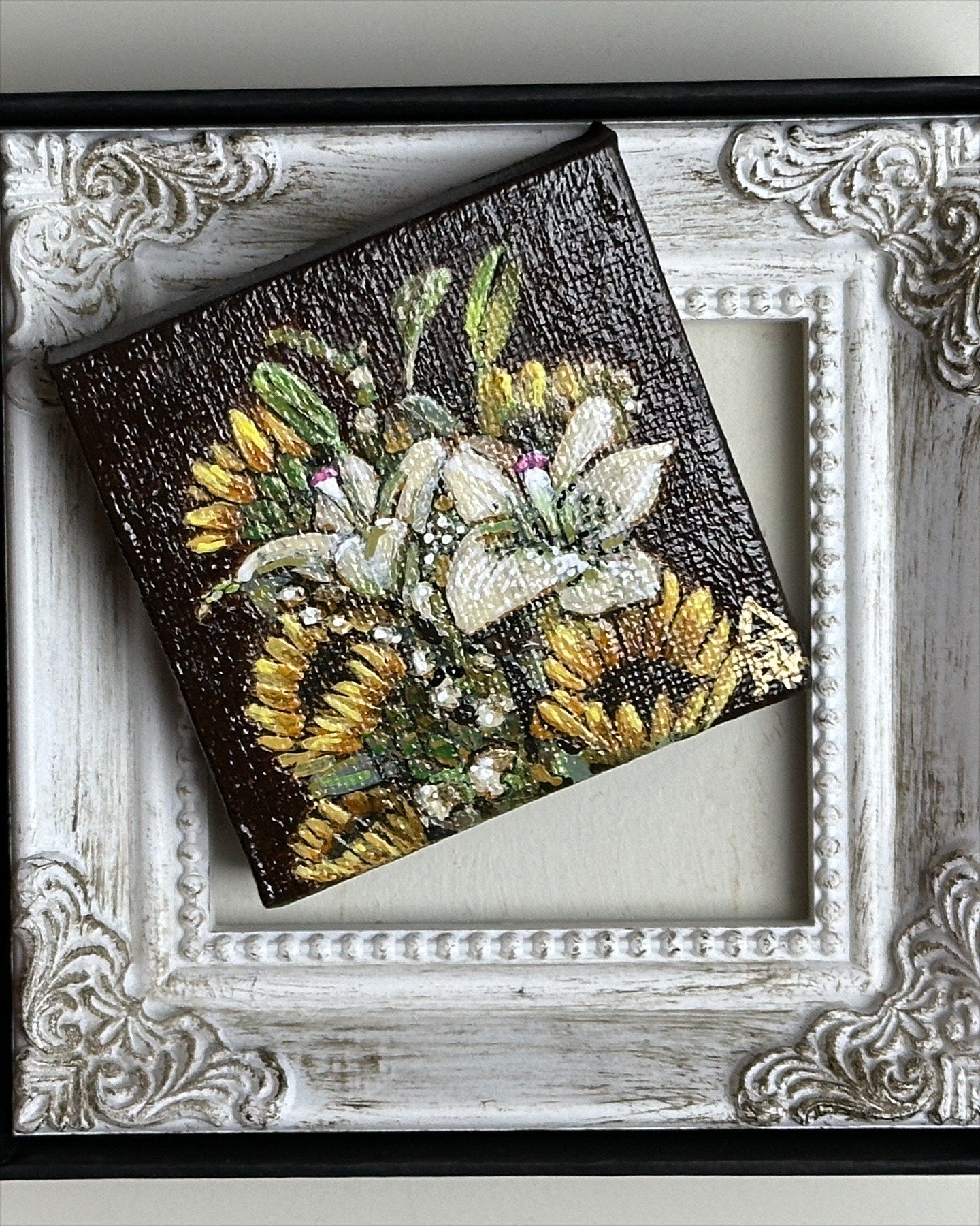 'Lilies & Sun Flowers' (Original Painting 1 of 1)