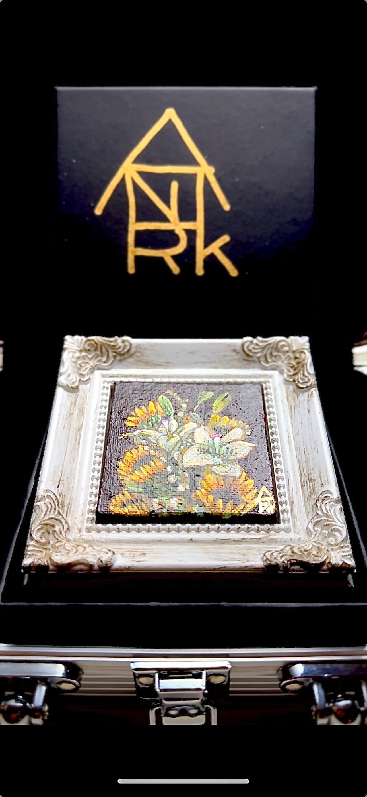 'Lilies & Sun Flowers' (Original Painting 1 of 1)